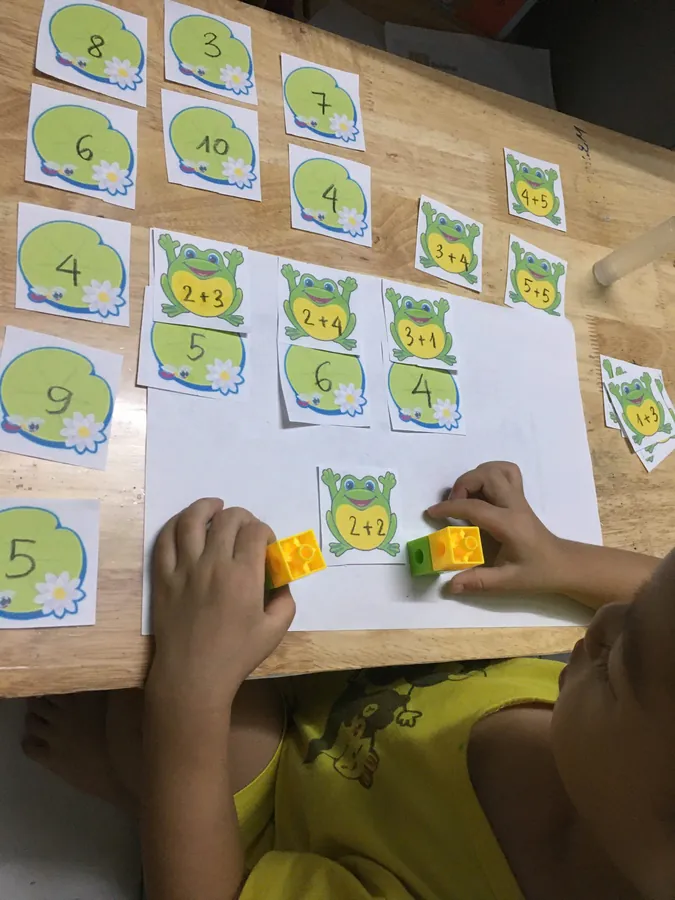 Trò chơi cộng số chú ếch